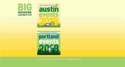 Desktop Screenshot of bigweekendcalendars.com